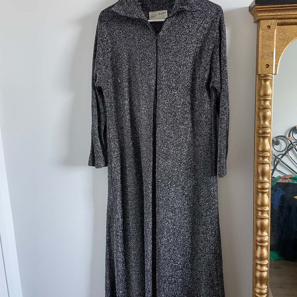 Lord and Taylor silver robe dress